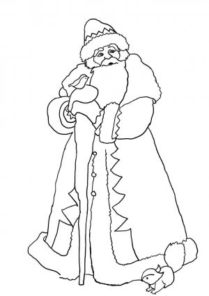 Colorarea cu Moș Crăciun și Snow Maiden