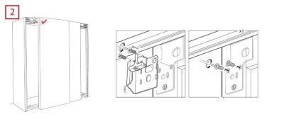 Dezasamblarea ușilor din pavilionul compartimentului de la Ikea - o sarcină ușoară