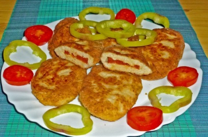 Recept hamburgert darált töltött csirke lépésről lépésre képekkel