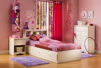 Camera roz pentru copii - 65 de fotografii