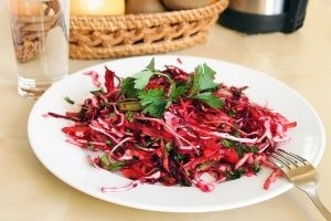 Saláta „habverővel” fogyókúra mélytisztítás a test és javítása annak funkcióit
