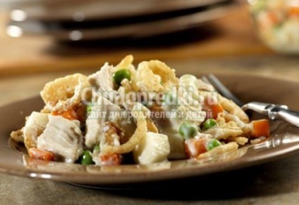 Salată cu pui și ciuperci cele mai bune rețete cu o fotografie
