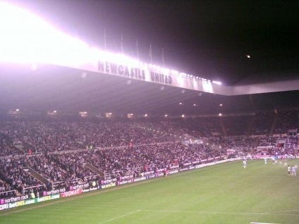 St. James Park - arena acasă a clubului de fotbal Newcastle United