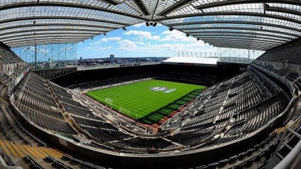 St. James Park - arena acasă a clubului de fotbal Newcastle United