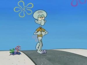 Squidward Quentin Tentacles - Octopus, personajul seriei animate 