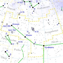 Constelarea andromedei