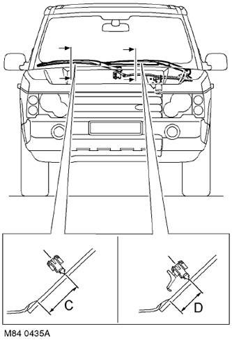 Ablaktörlő kar ablaktörlő (Range Rover 3)