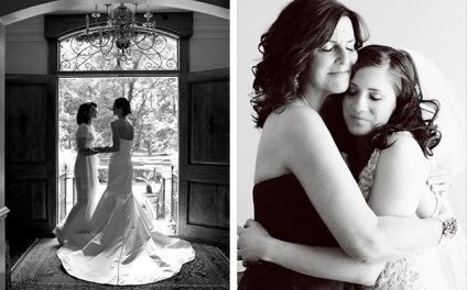 Fotografiile de nunta ale femeilor nou-nascuti cu mamele