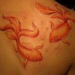Goldfish tetoválás jelenti fotók és vázlatok