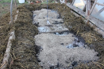 Grădină caldă pentru castraveți cum să facă toamna