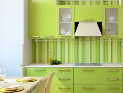 Imagine de fundal verde în bucătărie, fotografie a interioarelor