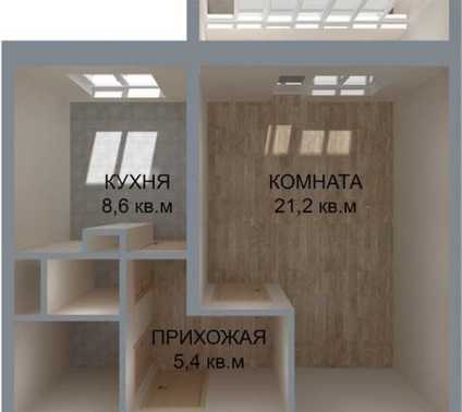 3 moduri de dotare a unui apartament tipic cu o cameră