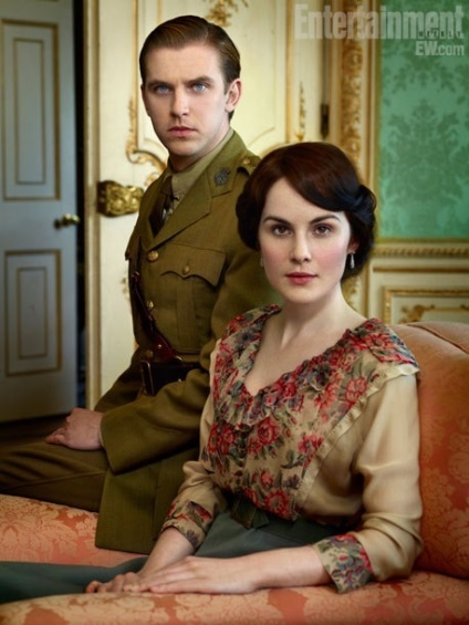 80 Foto de Mary (Michelle Dockery) în drama Downton Abbey