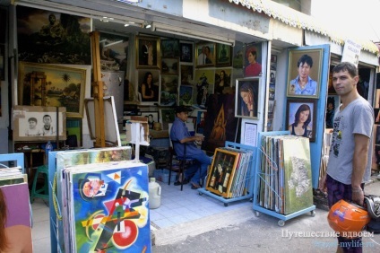 Art utca Pattaya - és tatoo kép - élek tailandeya él Thaiföldön