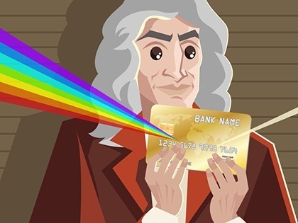 Newton binomial ca un card de debit devine brusc un credit