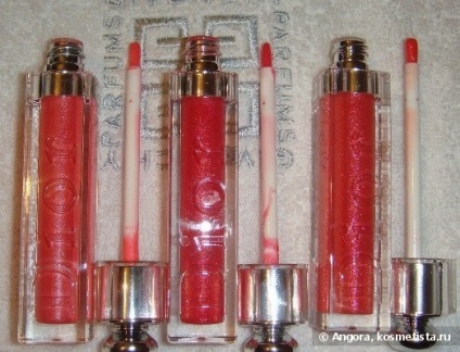 Glosses в моите чантата Mac, Dior, ревюта Шанел