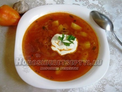 Borsch cu reteta de fasole - sfat bun