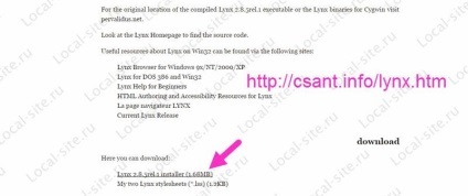 Lynx 1 browser