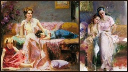 Pictură senzuală a artistului pino daeni - târg de maeștri - manual, manual