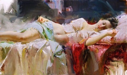 Pictură senzuală a artistului pino daeni - târg de maeștri - manual, manual