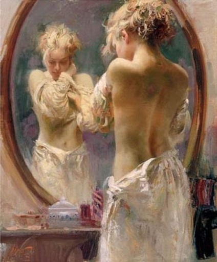 Pictură senzuală a artistului pino daeni - târg de maeștri - manual, manual