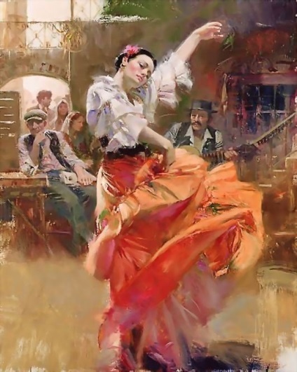 Pictură senzuală a artistului pino daeni - târg de maeștri - manual, manual