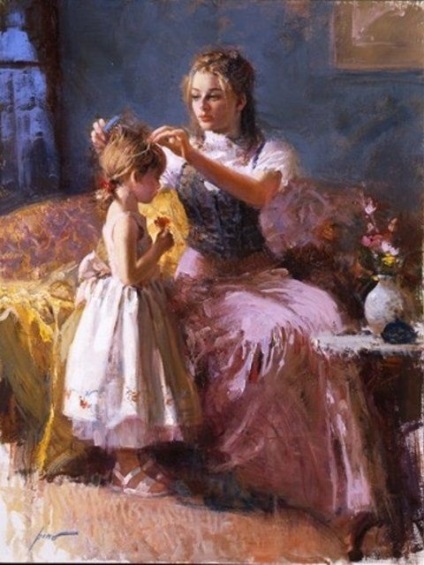 Pictură senzuală a artistului pino daeni - târg de maeștri - manual, manual