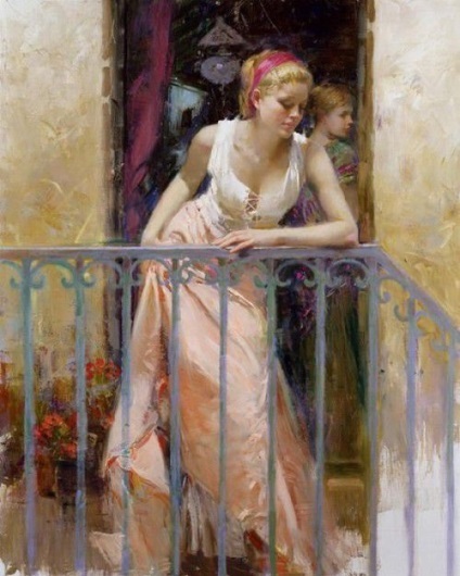 Pictură senzuală a artistului pino daeni - târg de maeștri - manual, manual