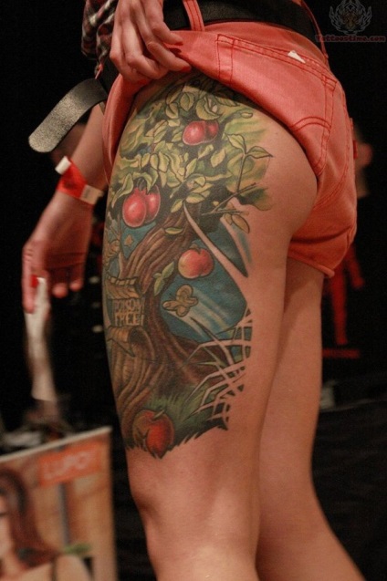 Fotografii și semnificații tatuaje de flori de mere