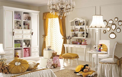 Tervezési ötletek gyermek szobájában a különböző stílusok (35 fotó)
