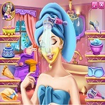 Joacă machiaj Rapunzel și fiicele sale online pentru copii 3-4-5-6-7 ani gratuit