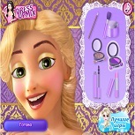 Jucați un machiaj real pentru Rapunzel online pentru copii cu vârsta între 3-4-5-6-7 ani gratuit