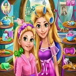 Jucați un machiaj real pentru Rapunzel online pentru copii cu vârsta între 3-4-5-6-7 ani gratuit