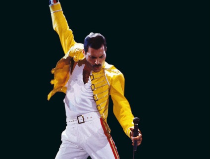 Stil de stil Freddie Mercury