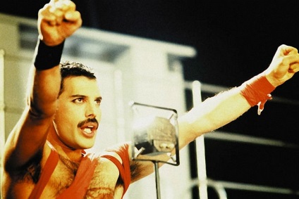 Stil de stil Freddie Mercury