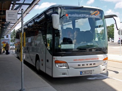 De la aeroportul Memmingen la Munchen cu autobuzul sau trenul