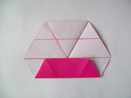 Făcând o fulg de zăpadă origami