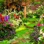 Decorul rafinat al foișorului cu flori - un element luminos de design peisagistic - o reședință de vară minunată