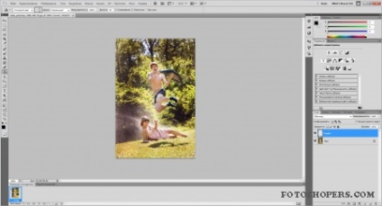 Hogyan adjunk egy napkitörés a képre az Adobe Photoshop képek, fényképek és grafikák