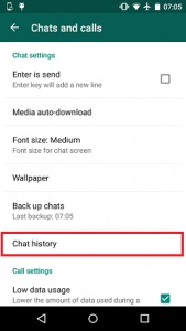 Cum de a exporta mesajul whatsapp către Android