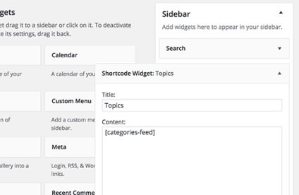 Cum să utilizați codul scurt în widget-ul dvs. lateral în wordpress, creând, promovând site-uri