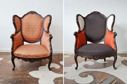 Modificarea vederii camerei de zi prin schimbarea tapițeriei scaunului 15 fotografii ale scaunelor înainte și după