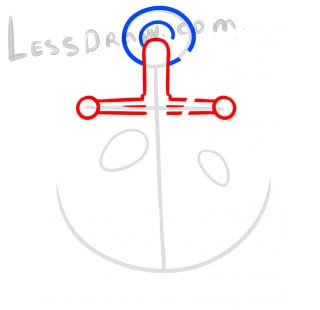 Cum de a desena un tatuaj sub forma unei ancore, ❤lessdraw❤