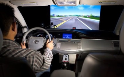 Cum să înveți să conduci o mașină pe un simulator