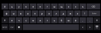 Cum se utilizează tastatura tactilă în Windows 8