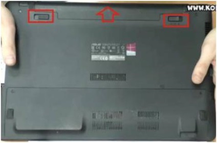 Cum să dezasamblați laptopul asus x550 pentru a înlocui unitatea și pentru a curăța lumina