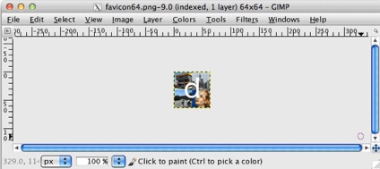 Cum se face un favicon pentru un site folosind gimp
