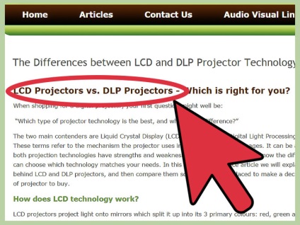 Hogyan készítsünk egy választás között az LCD és DLP projektor - vripmaster