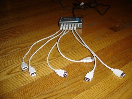 Hogyan készítsünk egy USB hub a kezét