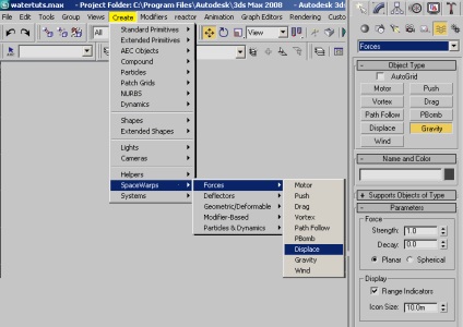 Cum de a crea o cascadă realistă în 3ds max